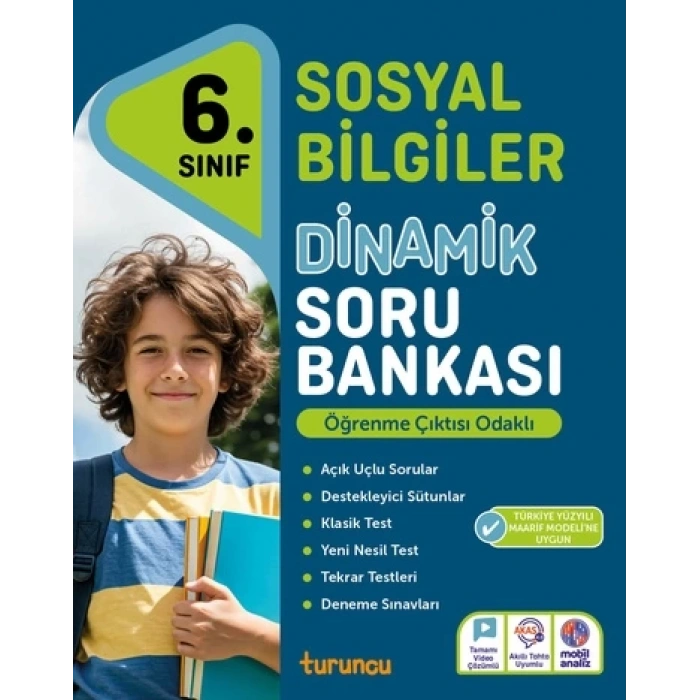 6.Sınıf Sosyal Bilgiler Soru Bankası Dinamik -Tudem Yayınları