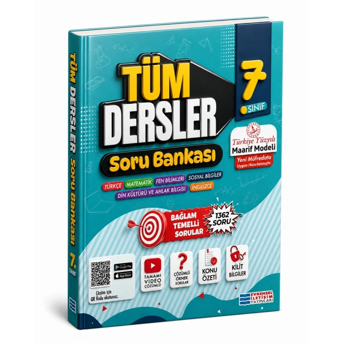 7.Sınıf Tüm Dersler Soru Bankası YENİ- Evrensel İletişim Yayınları