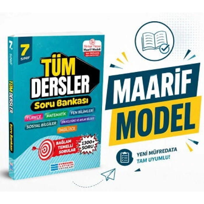 7.Sınıf Tüm Dersler Soru Bankası YENİ- Evrensel İletişim Yayınları