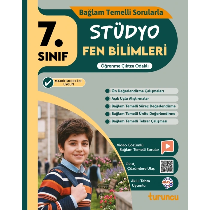 7.Sınıf Fen Bilimleri Stüdyo Bağlam Temelli Sorularla -Tudem Yayınları
