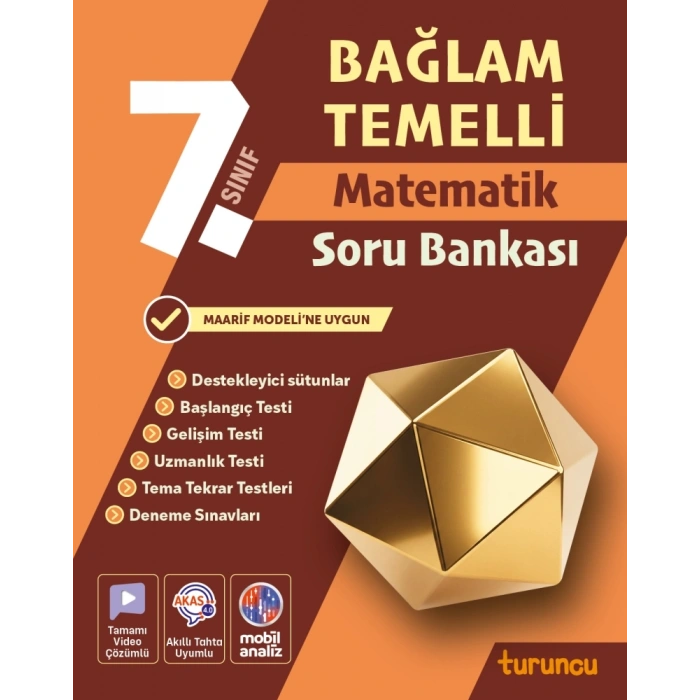7.Sınıf Matematik Soru Bankası Bağlam Temelli -Tudem Yayınları