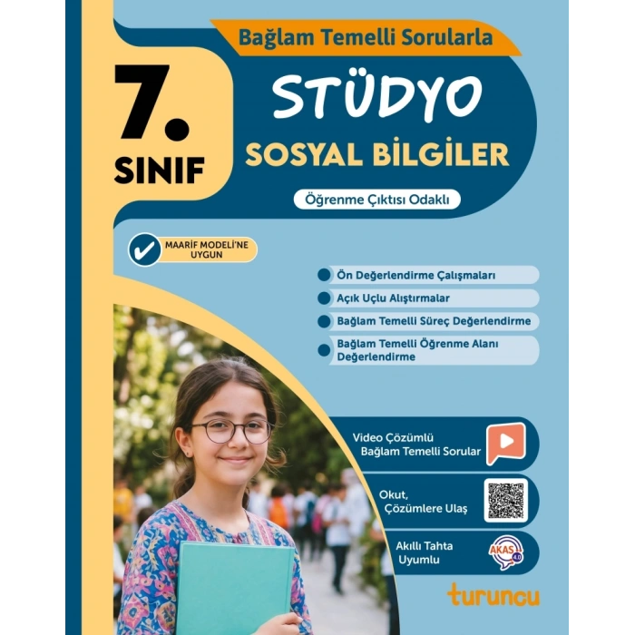 7.Sınıf Sosyal Bilgiler Stüdyo Bağlam Temelli Sorularla -Tudem Yayınları