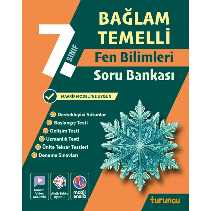 7.Sınıf Fen Bilimleri Soru Bankası Bağlam Temelli -Tudem Yayınları