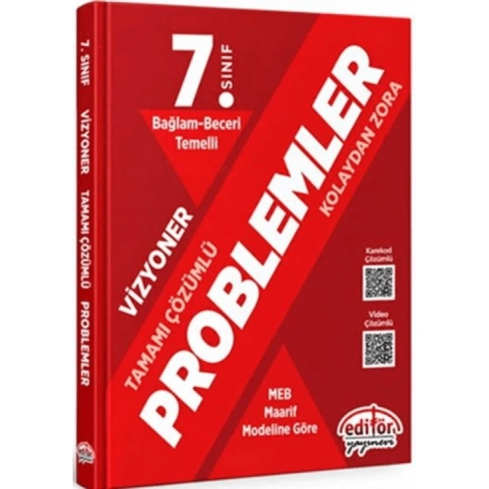 7.Sınıf Problemler Bağlam ve Beceri Temelli Soru Bankası- Editör Yayınları