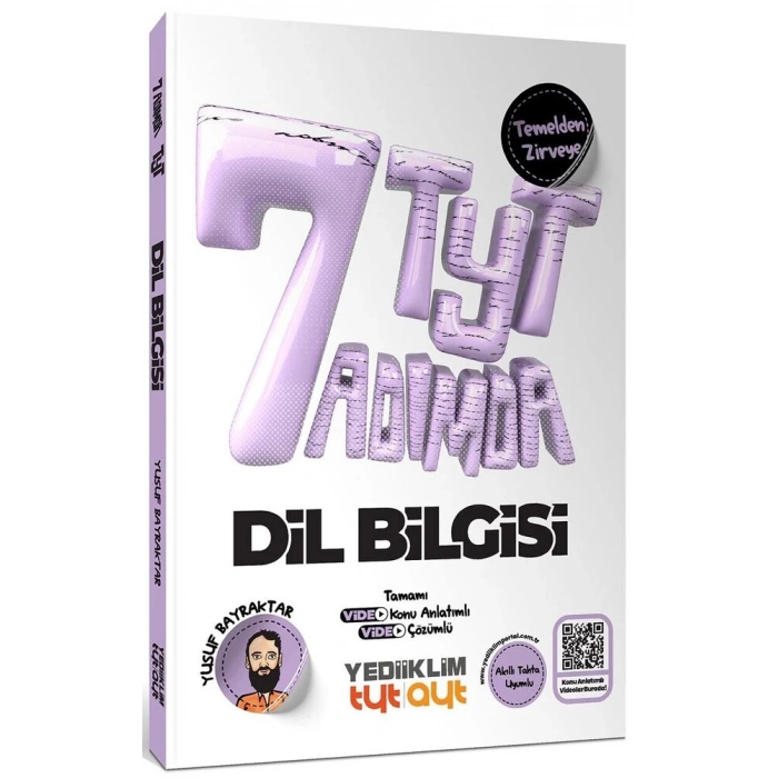 7 Adımda Dil Bilgisi Soru TYT-2025-Temelden Zirveye-Yediiklim Yayınları