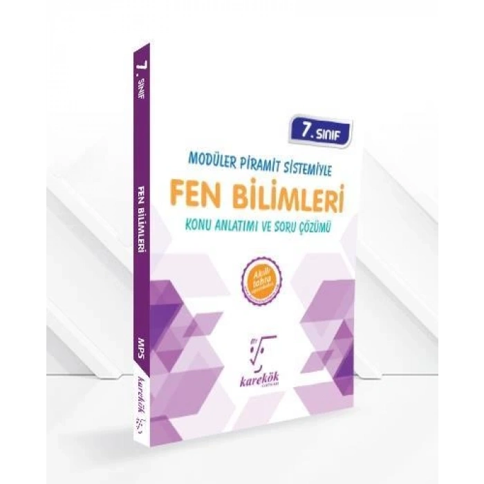 7.Sınıf Fen Bilimleri MPS Konu Anlatımı ve Soru Çözümü Karekök Yayınları