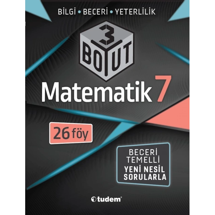 7.Sınıf Matematik 3 Boyut 26 Föy - Tudem Yayınları