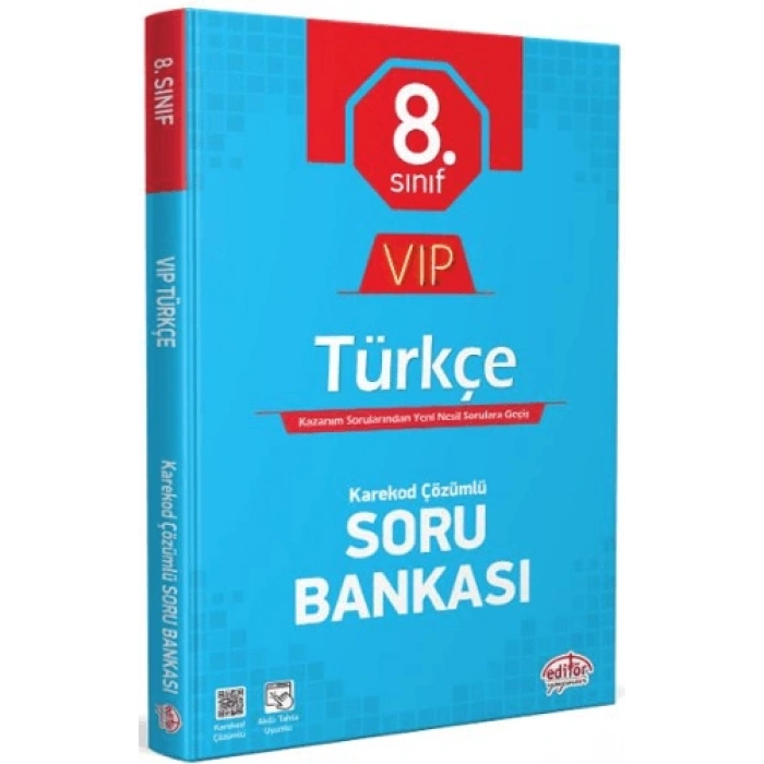 8.Sınıf Türkçe Soru Bankası Yenilendik - Editör Yayınları