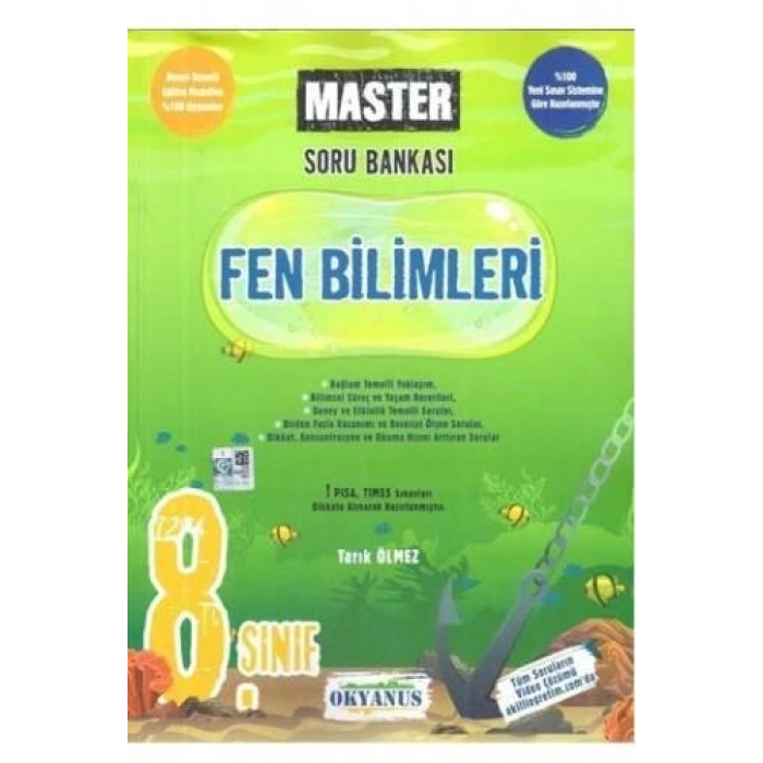 8. Sınıf Fen Bilimleri Master Soru Bankası - Okyanus Yayınları