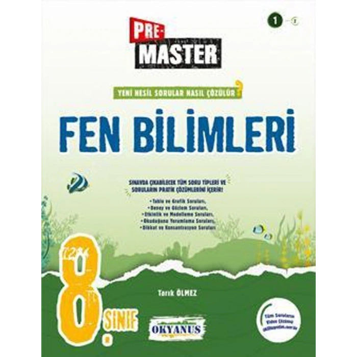 8.Sınıf Fen Bilimleri Soru PreMaster - Okyanus Yayınları