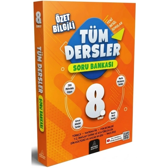8. Sınıf Tüm Dersler Soru Bankası Element Yayınları