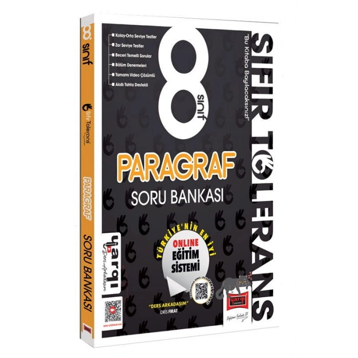 8.Sınıf Paragraf LGS Soru Bankası Sıfır Tolerans- Yargı Yayınları