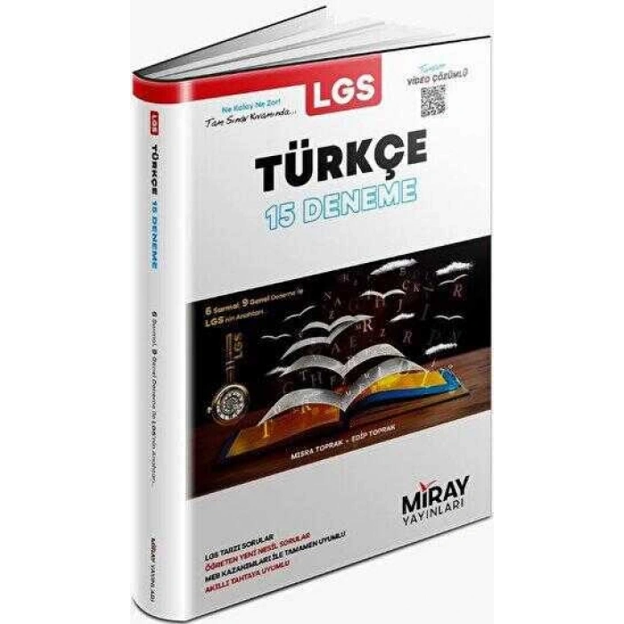 8. Sınıf LGS Türkçe 15 Deneme - Miray Yayınları