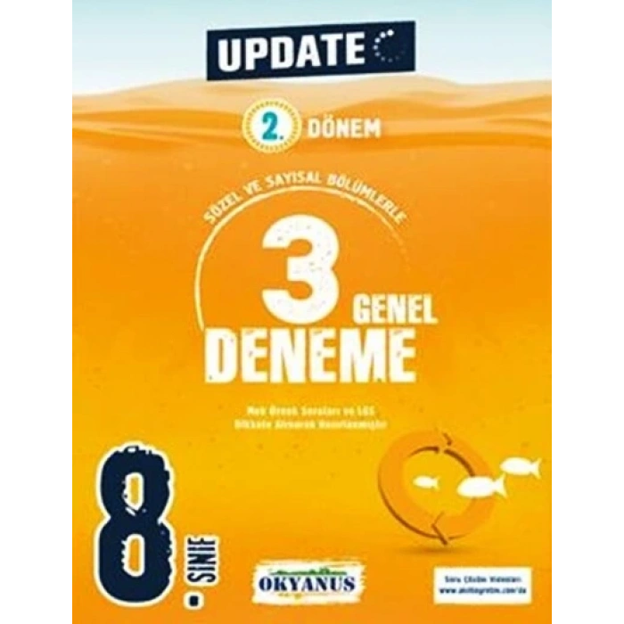 8. Sınıf Update 2. Dönem 3 Genel Deneme - Okyanus Yayınları