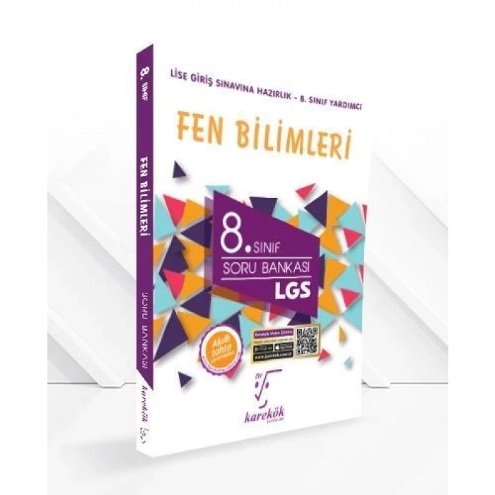 8.Sınıf Fen Bilimleri Soru Bankası LGS - Karekök Yayınları
