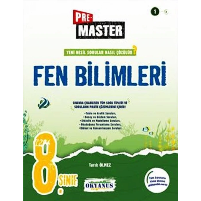 8.Sınıf Fen Bilimleri Soru PreMaster - Okyanus Yayınları