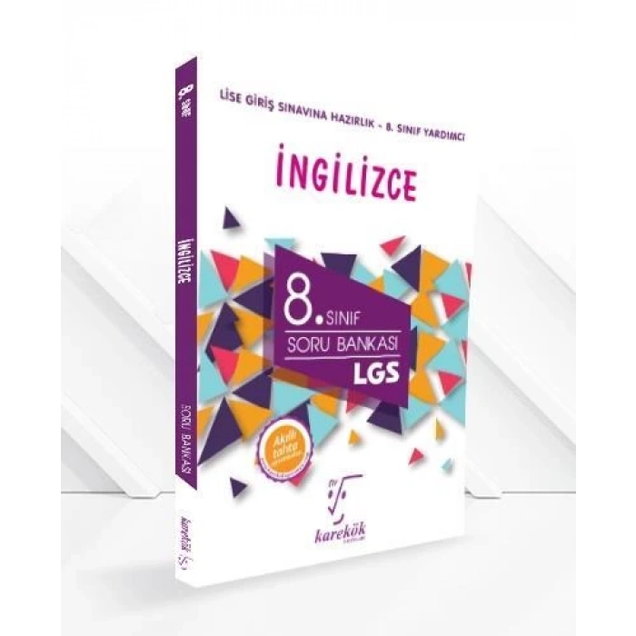 8.Sınıf İngilizce Soru Bankası - Karekök Yayınları