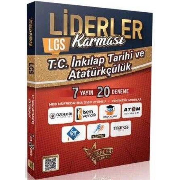 8.Sınıf İnkılap Tarihi Deneme Sınavı LGS- Liderler Karması Yayınları