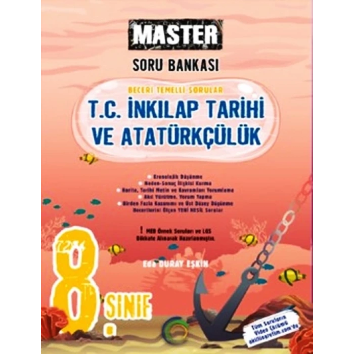 8.Sınıf Master İnkılap T. ve Atatürkçülük Soru Bankası Okyanus Yayınları
