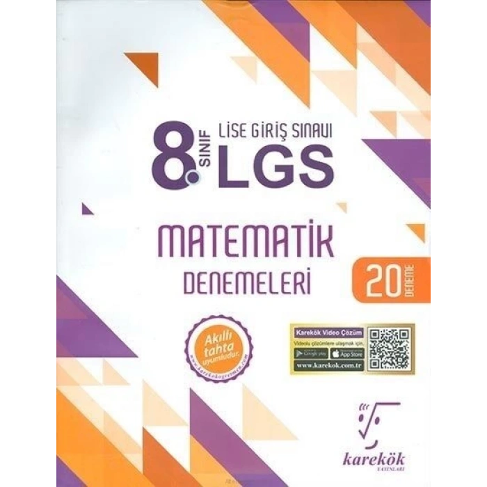 8.Sınıf Matematik Deneme Sınavı LGS - Karekök Yayınları