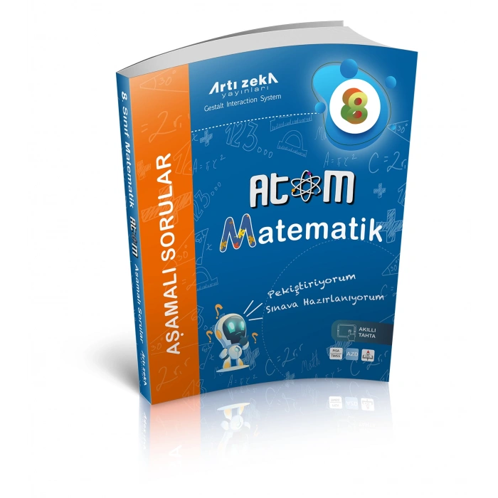 8.Sınıf Matematik Soru Bankası Aşamalı - Artı Zeka Yayınları