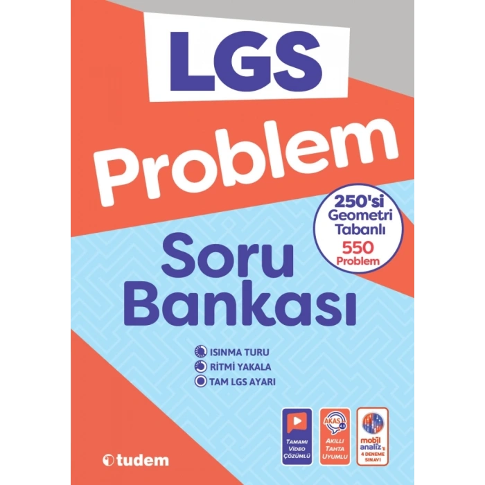8.Sınıf Problemler Soru Bankası - Tudem Yayınları