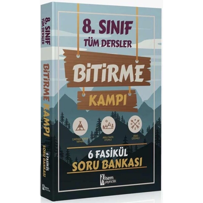 8.Sınıf Tüm Dersler Bitirme Kampı 6 Fasikül Soru - İsem Yayınları