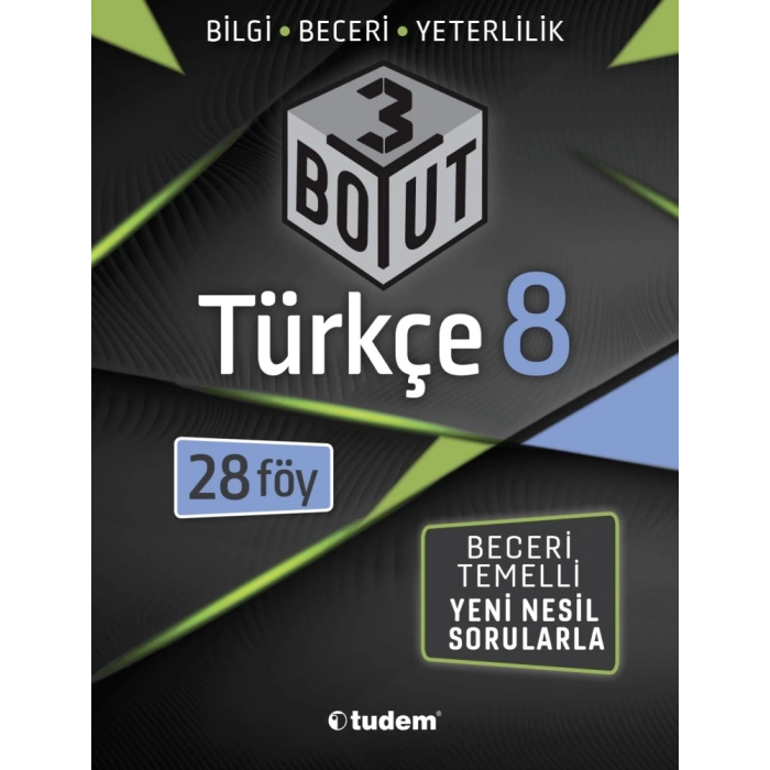 8.Sınıf Türkçe 3 Boyut 28 Föy - Tudem Yayınları