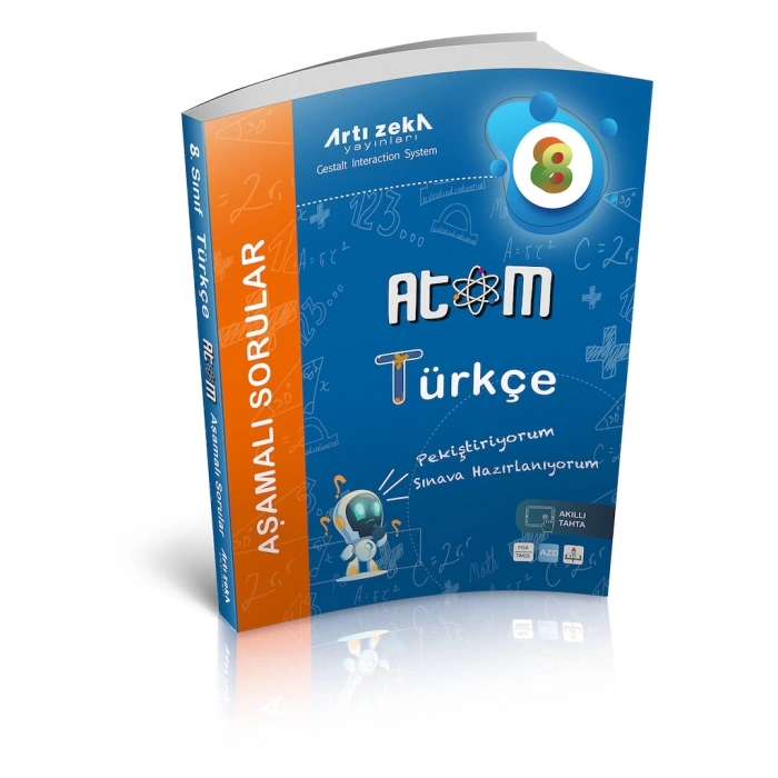 8.Sınıf Türkçe Soru Bankası Aşamalı - Artı Zeka Yayınları