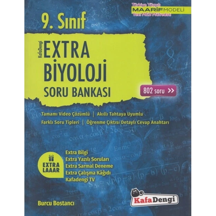 9.SINIF BİYOLOJİ SORU BANKASI EXTRA / KAFADENGİ YAYINLARI