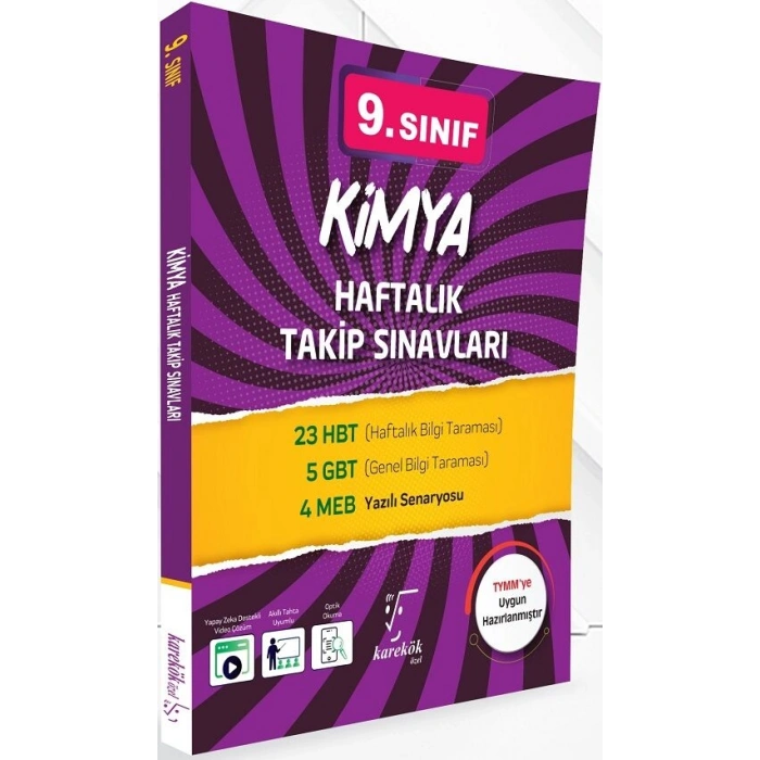 9.Sınıf Kimya Haftalık Takip Sınavları - Karekök Yayınları