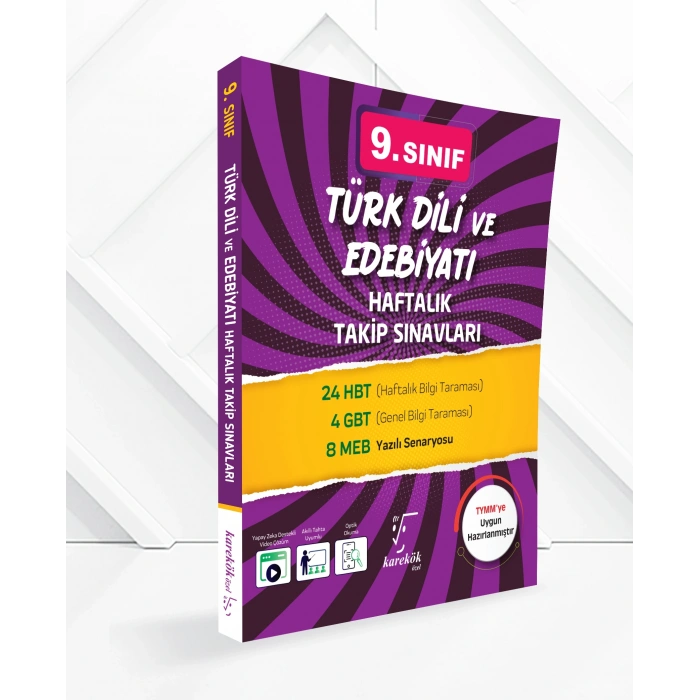 9.Sınıf T.Dili ve Edebiyatı Haftalık Takip Sınavları - Karekök Yayınları