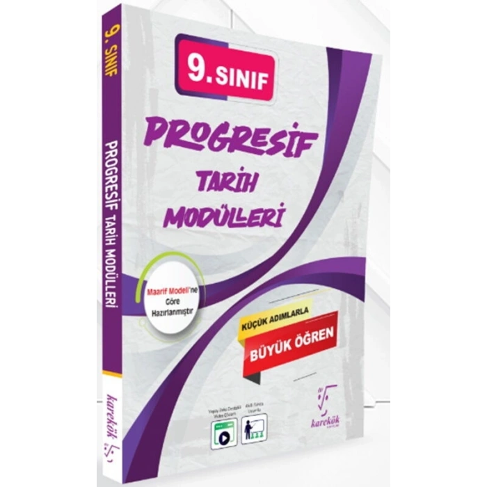 9.Sınıf Progresif Tarih Modülleri-Karekök Yayınları