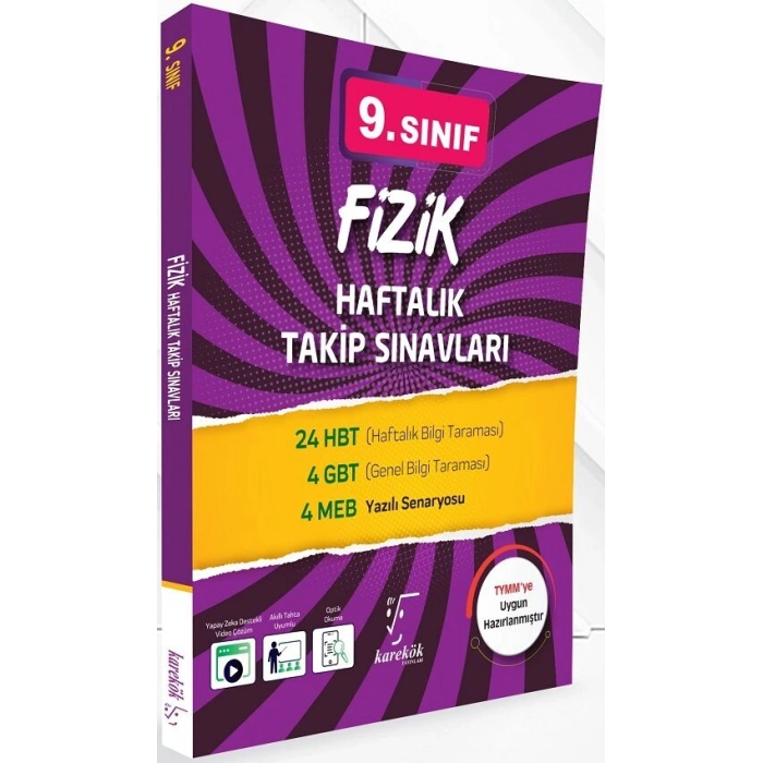 9.Sınıf Fizik Haftalık Takip Sınavları - Karekök Yayınları