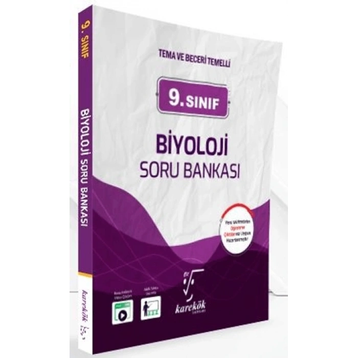 9.Sınıf Biyoloji Soru Bankası-Karekök Yayınları