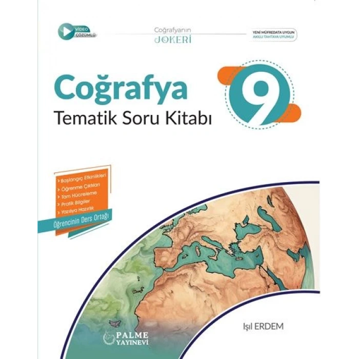 9.Sınıf Coğrafya Soru Bankası Joker Tematik (İADESİZ) -Palme Yayınevi