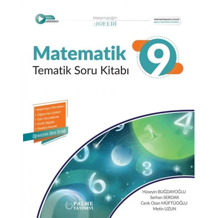 9.Sınıf Matematik Soru Bankası-Joker Tematik (İADESİZ)-Palme Yayınları
