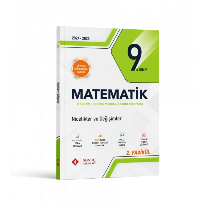9.Sınıf Nicelikler Ve Değişimler-Sonuç Yayınları