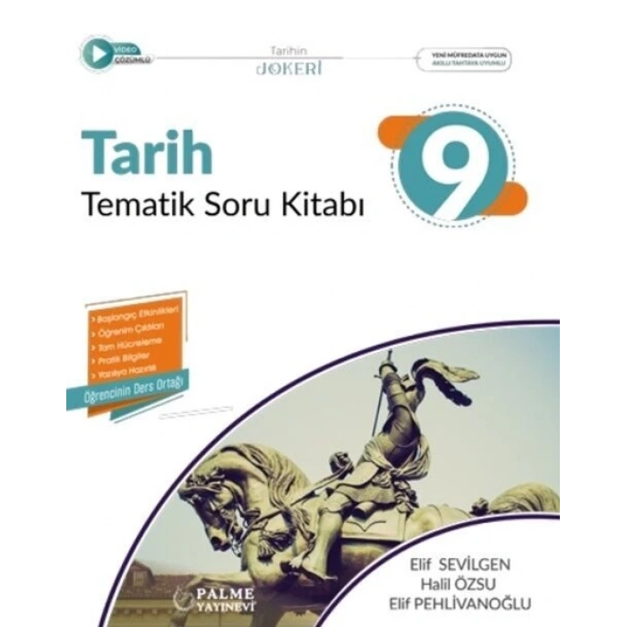 9.Sınıf Tarih Soru Bankası-Joker Tematik (İADESİZ)-Palme Yayınları