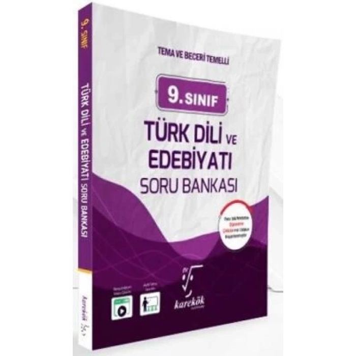9.Sınıf Türk Dili Ve Edebiyatı Soru Bankası -Karekök Yayınları