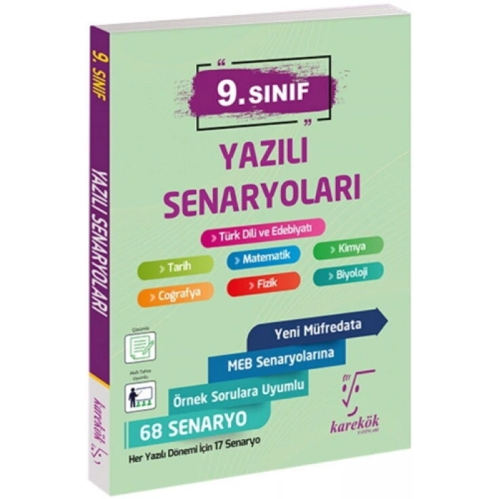 9.Sınıf Yazılı Senaryoları-Karekök Yayınları