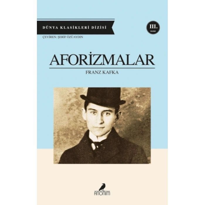 AFORİZMALAR / FRANZ KAFKA / ANONİM YAYINLARI