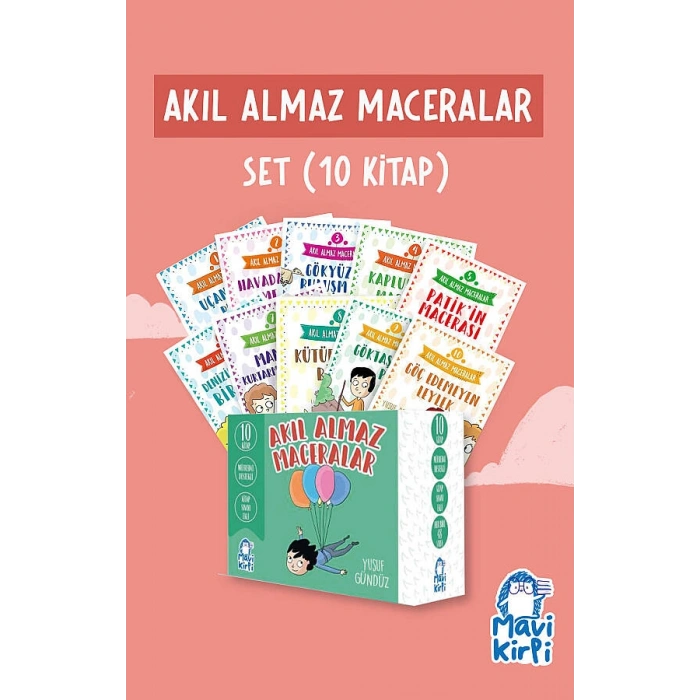 Akıl Almaz Maceralar - 4. Sınıf Hikaye Seti (10 Kitap)Yusuf Gündüz-Mavi Kirpi
