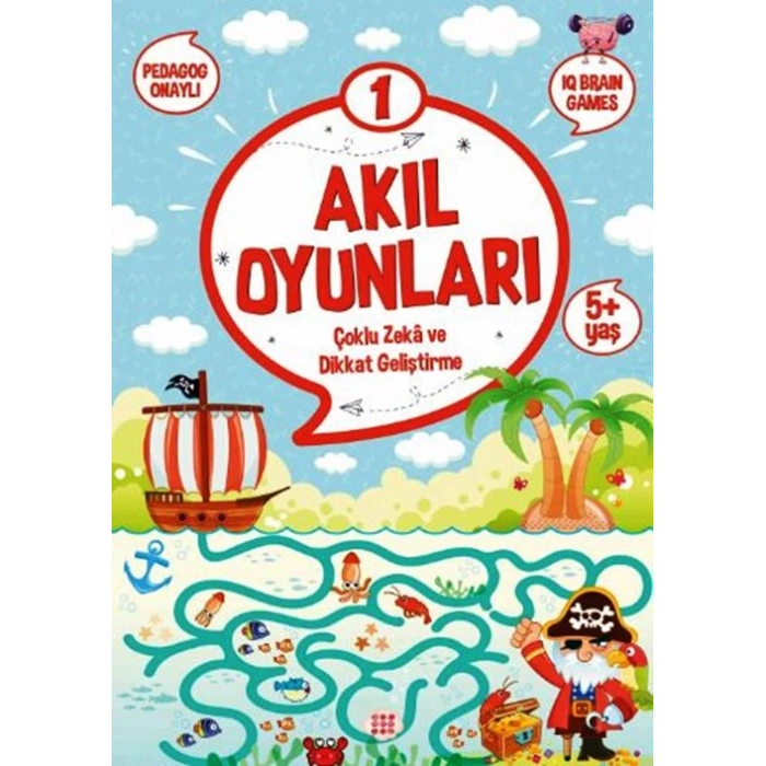 Akıl Oyunları 1- (5+ Yaş)-Kolektif- Dokuz Yayınları
