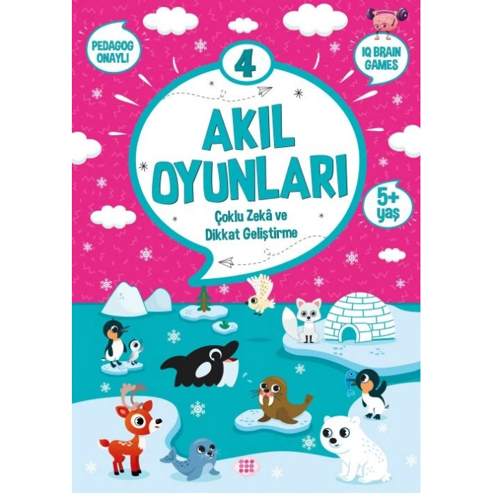 Akıl Oyunları 4- (5+ Yaş)-Kolektif- Dokuz Yayınları