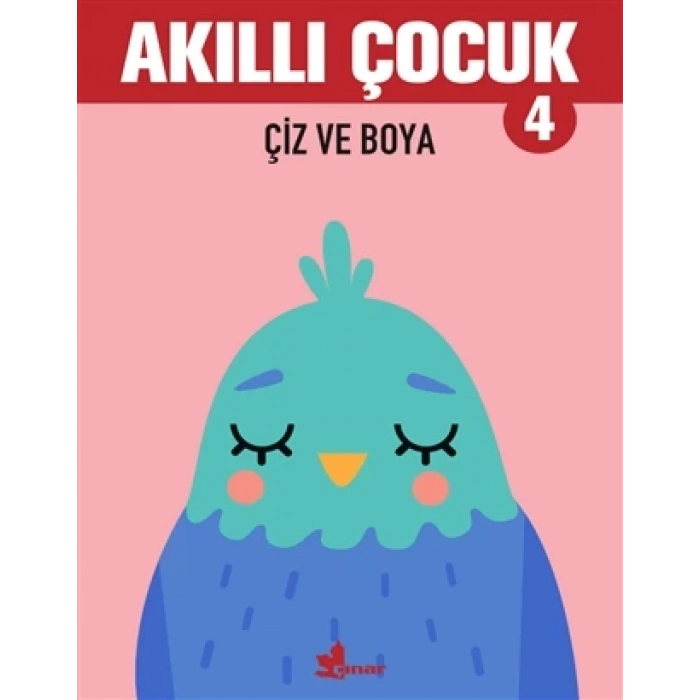Akıllı Çocuk 4-Çiz Ve Boya - Çınar Yayınları