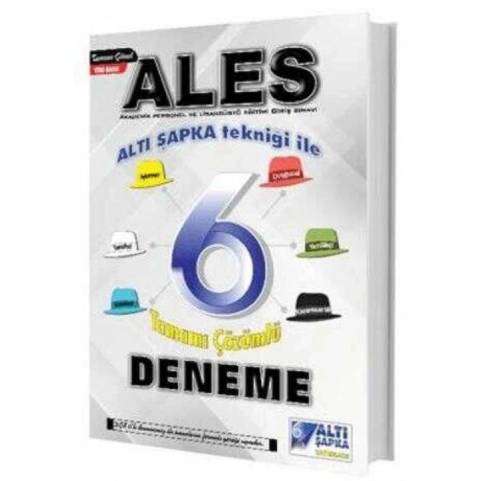 ALES 6 Lı Deneme-Altı Şapka Yayınları