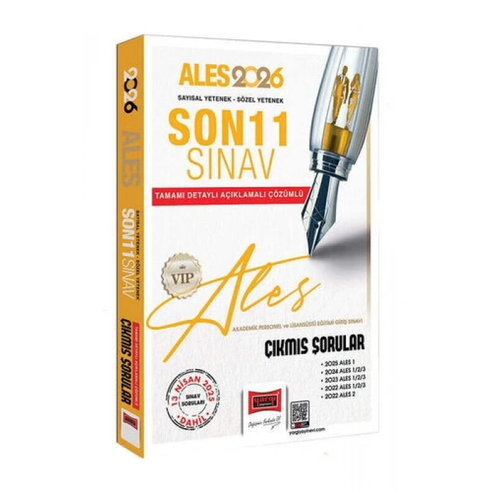 ALES VIP Fasikül Çıkmış Sorular Son 11 Sınav SAY-SÖZ.2026 - Yargı Yayınları