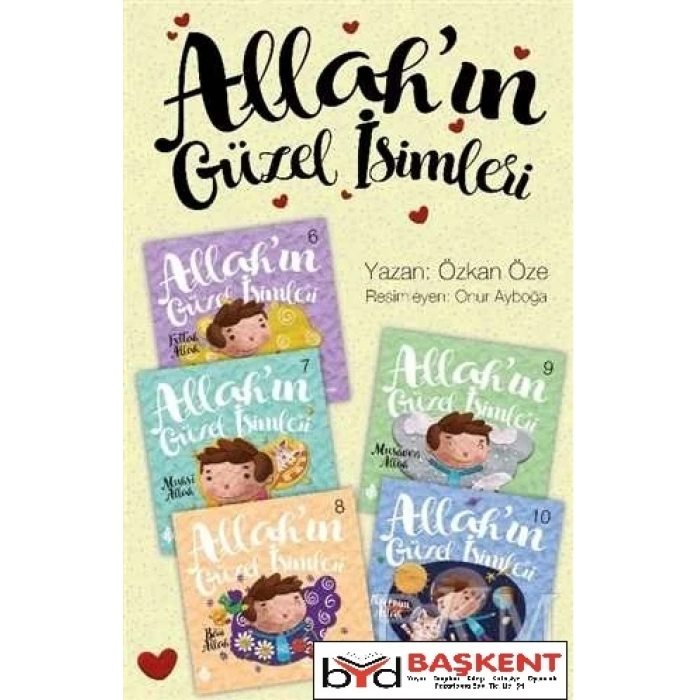 ALLAHIN GÜZEL İSİMLERİ SETİ-2 5 KİTAP - ÖZKAN ÖZE - UĞURBÖCEĞİ YAYINLARI