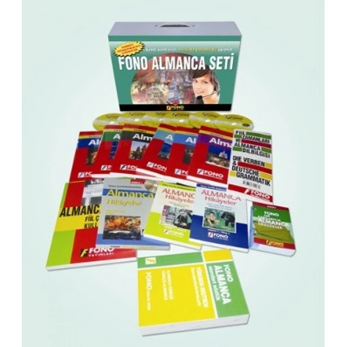 Almanca Seti 13 Kitap 10Cd Fono Yayınları